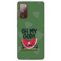 Frutix Karpuz 02 Samsung Galaxy S20 Fe Kılıf Desenli Silikon