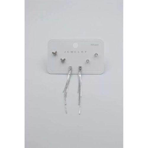 Çoklu Set Küpe - Gümüş