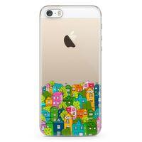 Apple iPhone 5s Kılıf Bizim Mahalle Arka Kapak Koruma Desenli Full Koruyucu