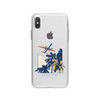 iPhone Xs Max Time To Travel Desenli Premium Şeffaf Silikon Kılıf
