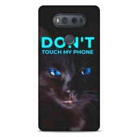 Lopard LG K61 Uyumlu Kılıf Kediler (46) Core Armor Kılıf Dokunma