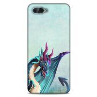 Oppo Rx17 Neo Kılıf Dragons (19) Kılıfları Mavi Ejderha