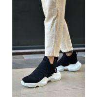 BA0401 Bağcıksız Rahat Yüksek Taban Siyah Süet Erkek Spor Yarım Bilek Bot