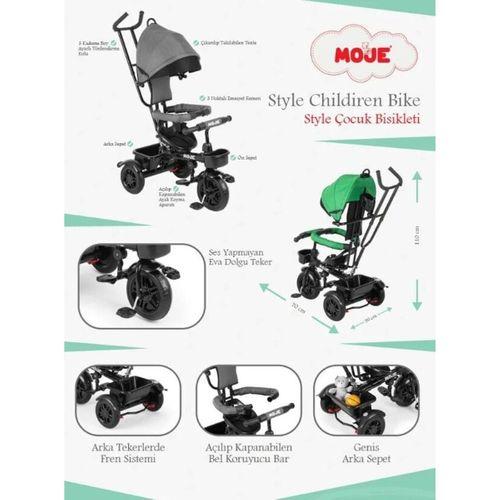 Moje Moje Style 3 Tekerlekli Çocuk Bisikleti Sarı