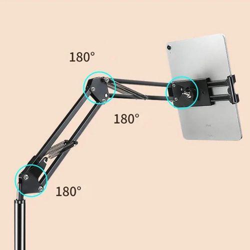 Zhltools 360 Derece Ayarlanabilir Teleskopik Metal Telefon - Tablet Tutucu Stand