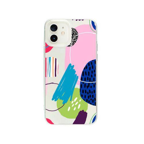 iPhone 12 Art Design Desenli Premium Şeffaf Silikon Kılıf