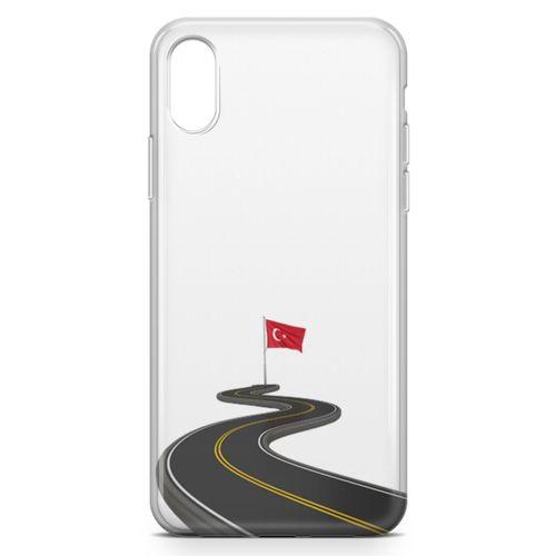 Apple iPhone XS Max Kılıf Türkiye Yolları Arka Kapak Koruma Desenli Full Koruyucu