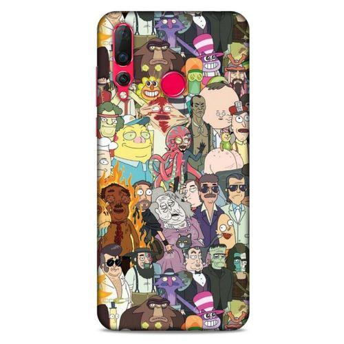 Huawei P Smart Z Uyumlu Kılıf Rick And Morty (33) Hybrid Kılıf Killer Rick