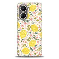 Tecno Camon 19 Neo Kılıf HD Baskılı Kılıf - Limon ve Çiçekler + Tam Ekran Koruyucu