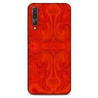 Mermer Desenli (39) Tema Liquid Crystal Kılıf Falu Kırmızı Huawei P20 Pro Kılıf