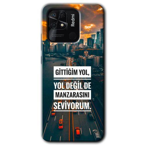 Redmi 10C Kılıf HD Desen Baskılı Arka Kapak - Manzara Seviyorum + Kırılmaz Cam