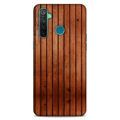 Lopard Oppo Realme 5 Pro Uyumlu Kılıf Wood'X (12) Koruyucu Silikon Desenli