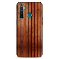 Lopard Oppo Realme 5 Pro Uyumlu Kılıf Wood'X (12) Koruyucu Silikon Desenli