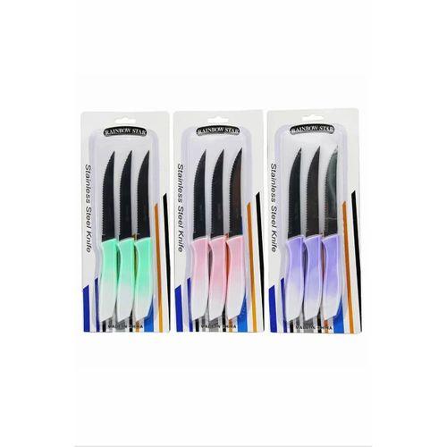 3'lü Tırtıklı Meyve Bıçağı 1 Adet Royaleks-CLKN-1869