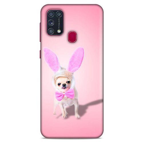 Samsung Galaxy M31 Kılıf Köpek Kıyafetleri (21) Koruyucu Kapak Adorable Tshirt