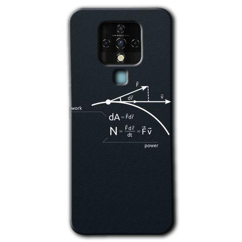 Tecno Camon 16 Kılıf HD Desen Baskılı Arka Kapak - Work Formül