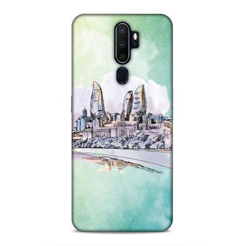 Oppo A5 2020 Uyumlu Kılıf Azarbaijan (2) Kabı Baki Silüet