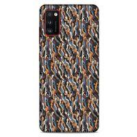 Lopard Samsung Galaxy A41 Uyumlu Kılıf Kamuflaj (36) Glitter Kılıf
