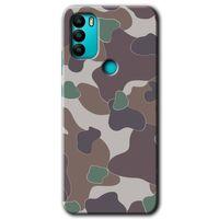 GM 21 Plus Kılıf HD Desen Baskılı Arka Kapak - Kamuflaj 11 + Kırılmaz Cam