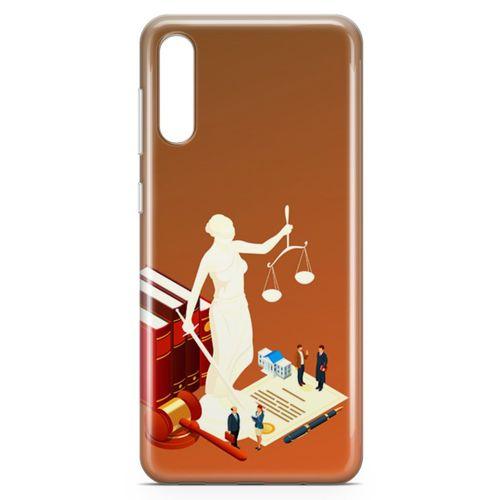 Samsung Galaxy A50 Kılıf Hakim Savcı Avukat Arka Kapak Koruma Desenli Full Koruyucu