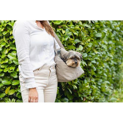 Beeztees DBL Köpek Taşıma Çantası, Yıkanabilir, 6,5Kg'ye kadar, Bej, 40x20x28cm