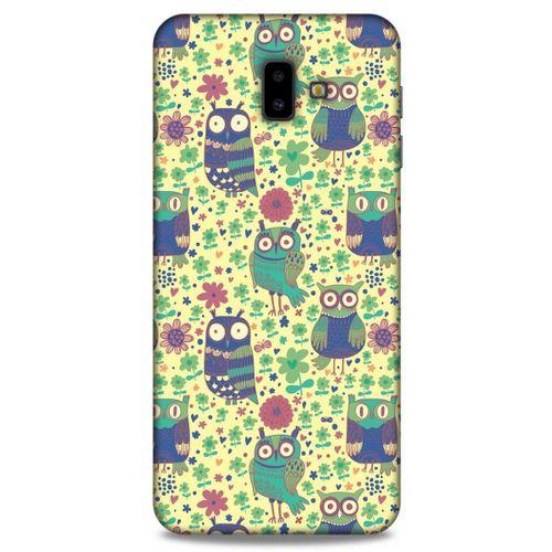 Baykuşlar (15) Desenli Silikon Kapak Telefon Kabı Samsung Galaxy J6 Plus Kılıf