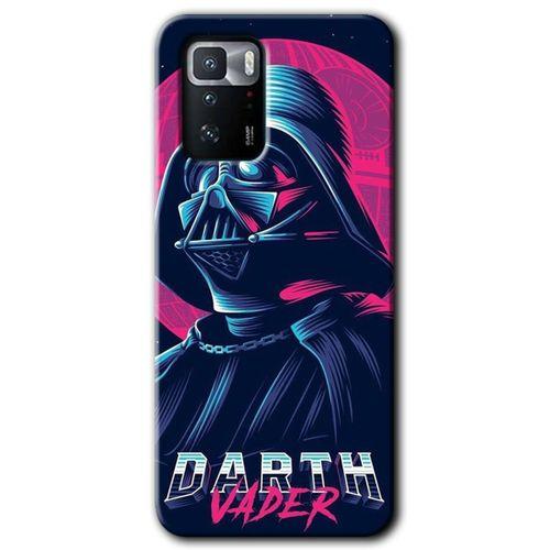 BeRa Aksesuar Poco x3 GT Kılıf Baskılı Kapak - Darth Vader +Tam Kaplayan Mat Seramik