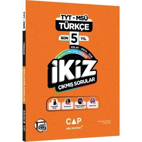 TYT MSÜ Türkçe Ders Platosu Son 5 Yıl İkiz Çıkmış Sorular Çap Yayınları