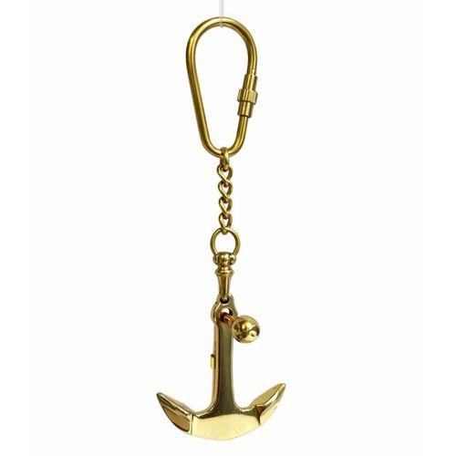 Geleneksel Pirinç Çapa Figürlü Anahtarlık