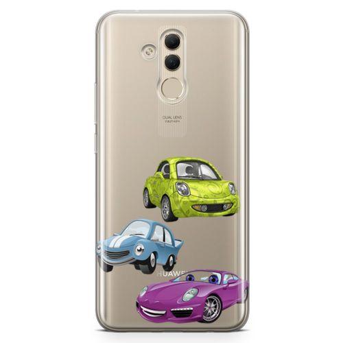 Huawei Mate 20 Lite Kılıf The Cars Arka Kapak Koruma Desenli Full Koruyucu