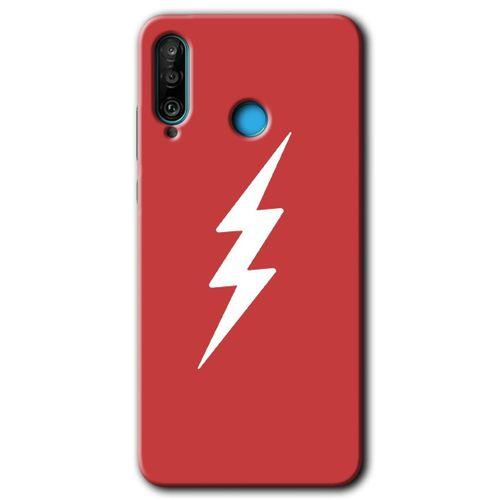 Huawei P30 Lite HD Baskılı Kılıf + 9D Tam Ekran Koruyucu - Flash Logo