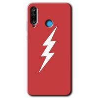 Huawei P30 Lite HD Baskılı Kılıf + 9D Tam Ekran Koruyucu - Flash Logo