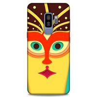 Lopard Samsung Galaxy S9 Plus Uyumlu Kılıf Soyut Sanat (1) Baskılı Kılıfı