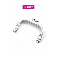 Gizli Metal Çanta Bursu – 3 Adet - 14 cm - Metal Çanta Aparatı Çanta Aksesuarı