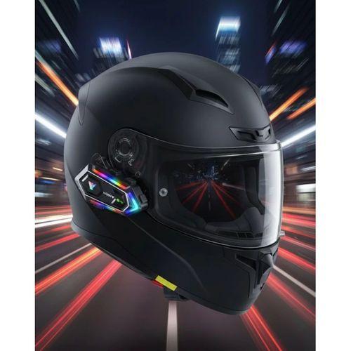 Çift Telefon Destekli Motosiklet Kask Bluetooth Kulaklık