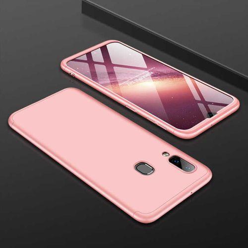 Samsung Galaxy A10S Uyumlu Kılıf Koruyucu Sert Double Dip Protective Siyah-Mavi