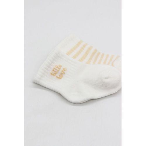 Bistyle Bistyle Little Girl Penye Soket Çorap 2li 10139 Ekru Somon