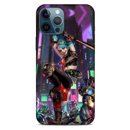 Apple iPhone 12 Pro Max Uyumlu Kılıf Harley Quinn (29) Arka Koruma Kılıfı Koyu haki
