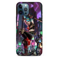 Apple iPhone 12 Pro Max Uyumlu Kılıf Harley Quinn (29) Arka Koruma Kılıfı Koyu haki