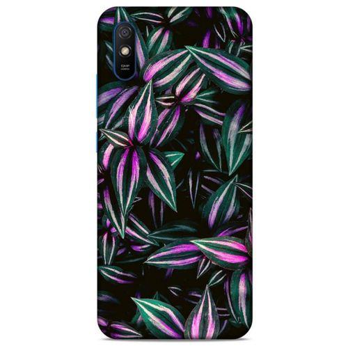 Lopard Xiaomi Redmi 9A Uyumlu Kılıf Bahar (28) Arka Kapak Pembe Yeşil