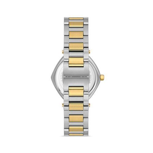 Ferro FL43006A-D Quartz Çelik Altın/Gri 32 mm Kadın Kol Saati