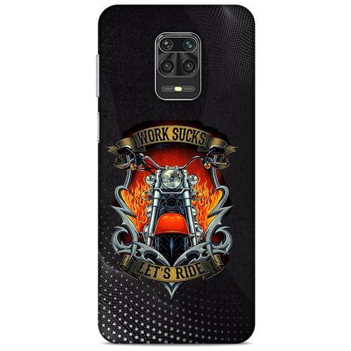 Xiaomi Redmi Note 9S Uyumlu Kılıf Motorsiklet (8) Baskılı Kılıf Harley Davidson