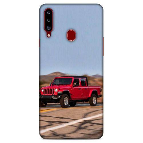 Lopard Samsung Galaxy A20s Uyumlu Kılıf PickUpX (41) Tank Kılıf Kırmızı