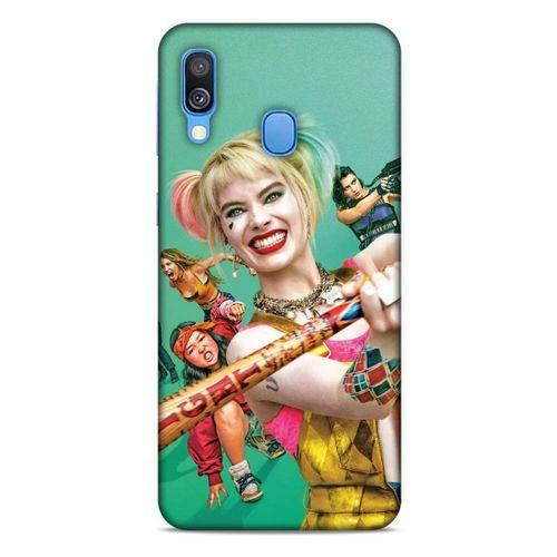 Samsung Galaxy A40 Uyumlu Kılıf Harley Quinn (33) Hybrid Kılıf Lavanta grisi