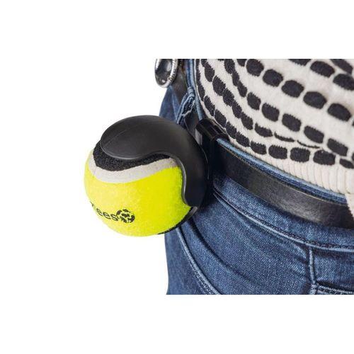 Beeztees Köpek Oyuncağı, Tenis Topu ve Tutma Aparatı, Mavi/Sarı, 6,3cm