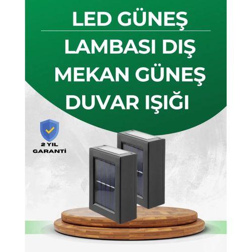 Şeffaf Abajurlu Duvar Tipi Solar Işık