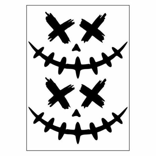 SEVGENT A4 Sticker 113 Tek Paket Çoklu Joker Siyah