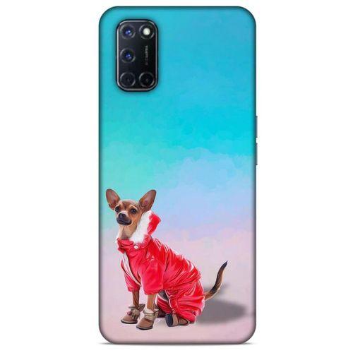 Oppo A52 Kılıf Köpek Kıyafetleri (17) Tasarım Kılıf Russian Chihuahua Mont