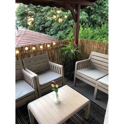 özgazi 60 Cm X 6 Metre Doğal Kamış Hasır Balkon Çiti