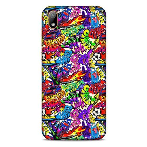 Graffitix (25) Desenli Silikon Kapak Huawei Y5 2019 Kılıf